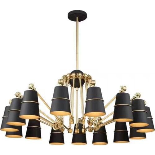 Nordic postmodern minimalist chandelier designer model room living room lighting personality office spider chandelier modern