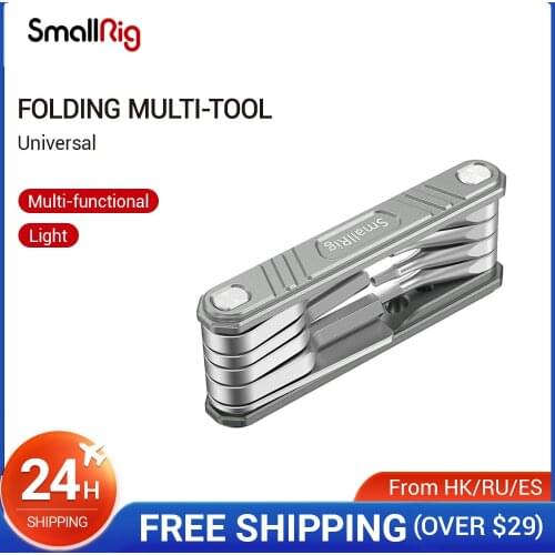 SmallRig Universal Folding Multi-Tool for Videographers Screwdrivers Tool Set With Allen Keys Phillips Screwdriver Tool -2713