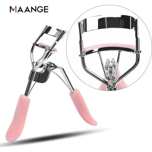 1Pc Pro Makeup Eyelash Curler Beauty Tools Lady Women Nature Style Cute Eyelash Handle Curl Eye Lash Curler random color gift