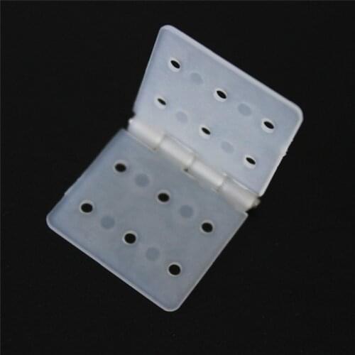 20pcs/lot Nylon & Pinned Hinge 20x36mm / 16x29mm / 12x24mm For RC Airplane Plane Parts Model Replacement