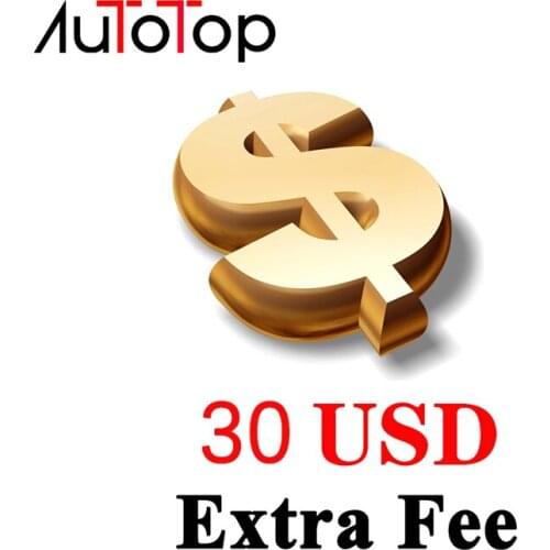 30usd Extra money for pre-paid tax and free duty