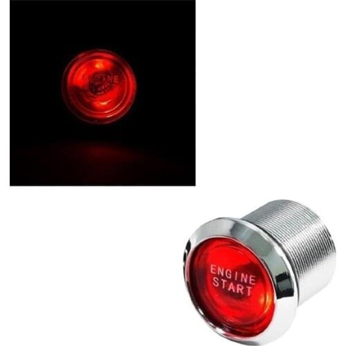 80% Hot Sale Convenient Push Start Button Professional Keyless ABS Ignition Starter Red Switch Car Engine Start Button For Car
