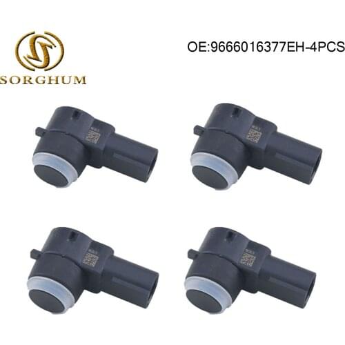 New 4PCS PDC Parking Aid Sensor For Peugeot 308 407 RCZ Citroen C4 C5 C6 DS3 9666016377G5 9666016377XT 0263003893