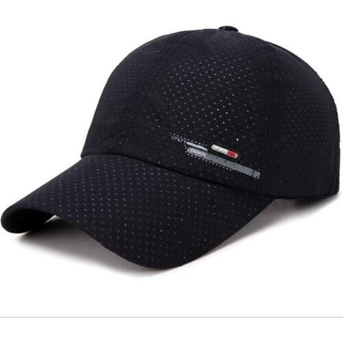 Seioum 2018 Summer Baseball Cap Men Breathable Quick-Drying Mesh Hats Women Sunshade Caps Breathable casual hip hop cap