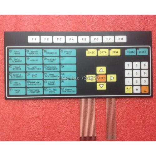 Tajima embroidery machine spare parts EG5205B10000 EG5205A10000 Tajima TMEG Panel Membrane Keyboard Keypad Switch store 736750