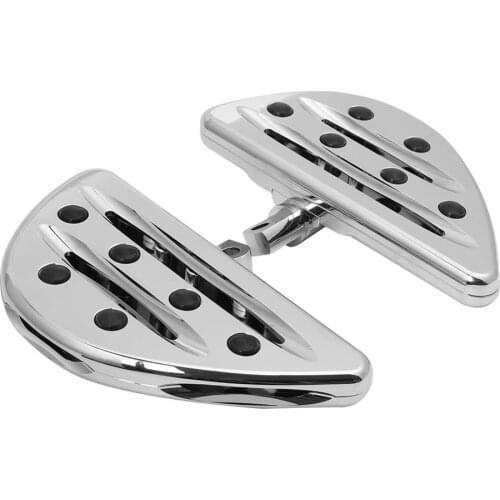 Motorcycle Chrome Floorboards Foot Pegs Footrest Pedals For Harley Sportster Iron XL 883 Dyna Touring Electra Glide Road King