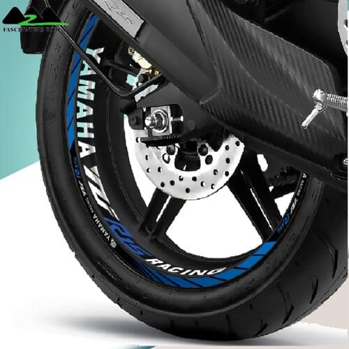 Applicable to Yamaha fyz R15 V2 V3 motorcycle sticker wheel hub reflective strip color Decal