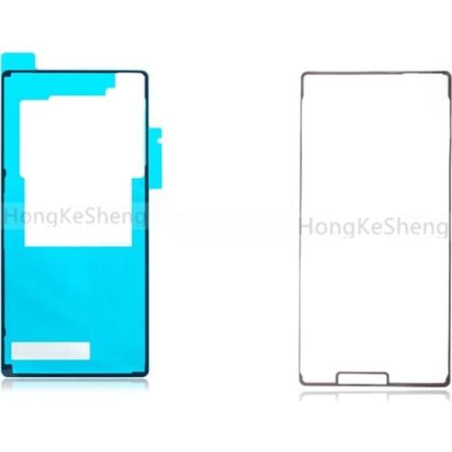 10 PCS OME Back Cover Sticker+ LCD Supporting Frame Sticker for Sony Xperia Z3 Black L55T/U SOL26 D6653 D6633 D6603 D6683