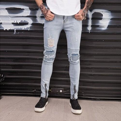 New fashion tight jeans man pants