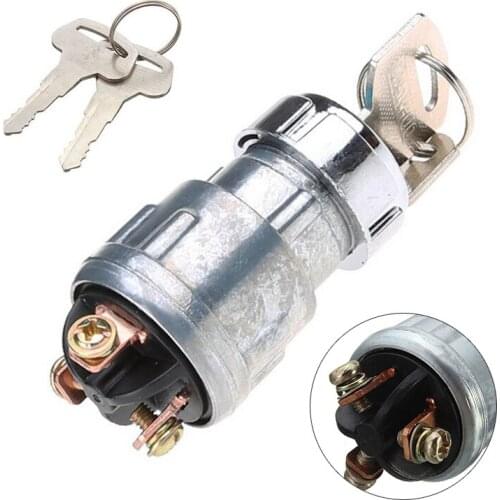 New Universal Car Tractor Truck Replacement Ignition Switch Lock Cylinder+2 Keys