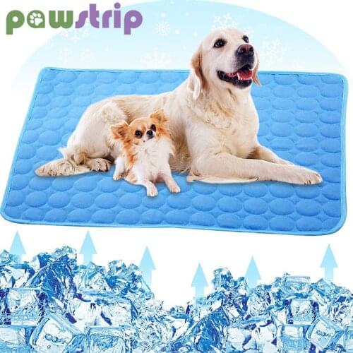 Dog Mat Cooling Summer Pad Mat For Dogs Cat Breathable Blanket Sofa Portable Dogs Cats Pet Pad Washable Blanket Pet Floor Mat