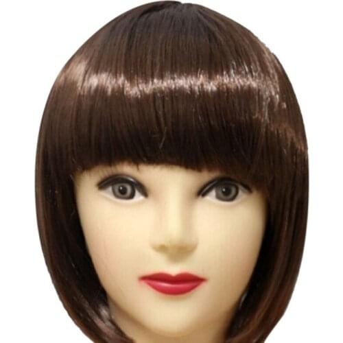 2018 New Women Short BOB Hair Wig Straight Bangs Cosplay Party Stage Show 13 Colors Party Supplies