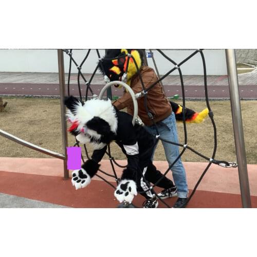Customized Available REAL PHOTO dx0017 head CAT full sets husky dog Suit fursuit Costume fox Party Carnival Gift