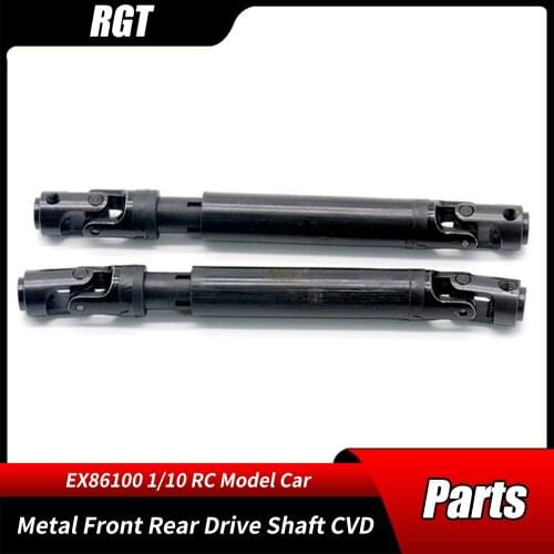 RGT EX86100 RC Metal Front Rear Universal Joint Main Drive Shaft CVD for 1/10 Remote Control Crawler Cars Original Accessories