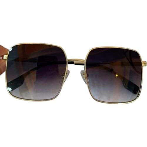 Oversized Sunglasses Men 2021 Luxury Brand Designer Metal Frame Square Sun Glasses Women Men UV400 Lentes De Sol