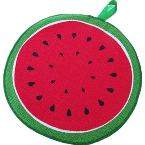 Hanging Fruit Pattern Cartoon Towel Kitchen cloth With Water Absorbing Cloth Towel Quick-Dry Cleaning Rag Cloth Wiping Napkin
