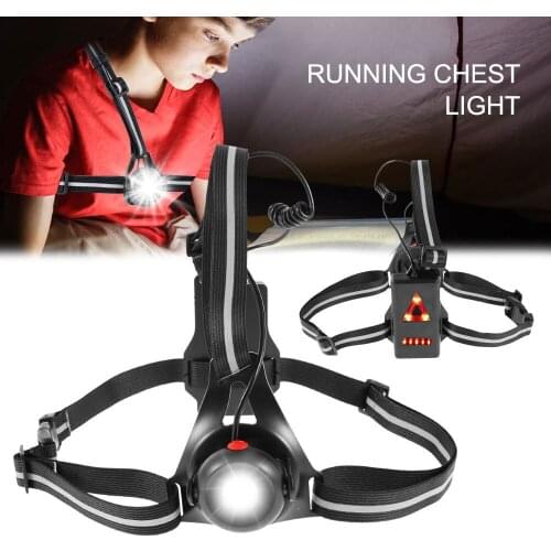 Running Lights Waterproof Outdoor Sport LED Upgrade 360° Rotating Night Safety Flashlight Jogging USB Running Tourch 3Type