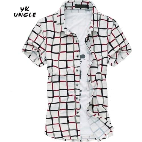 Мужские клечатые рубашки YK UNCLE China At AliExpress