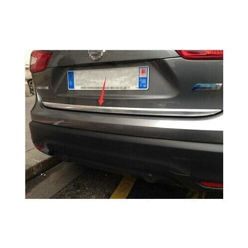 Rear Trunk Lid Tailgate Door Cover Trim 1pcs for Nissan Rogue Sport 2017 - 2019