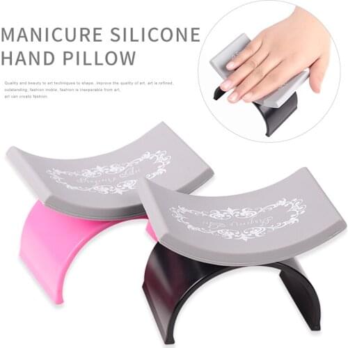 1Pcs Table Stand for Nails Manicures 2021 U Shape Silicone Hand Rest Accessories for Manicure Professional Nail Material