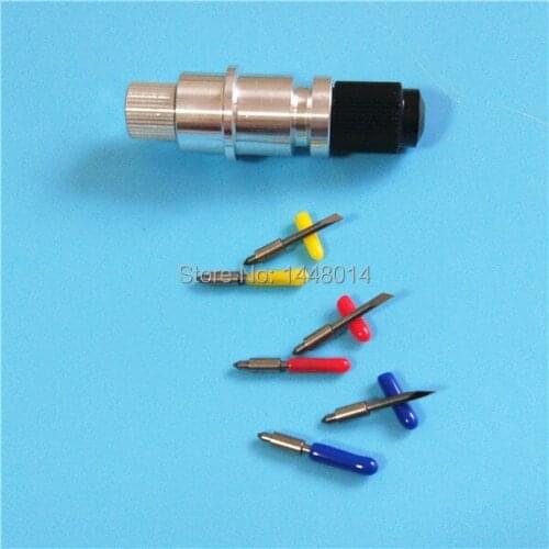 10pcs CB15 blade 30/45/60 degree + 1pc holder for Graphtec CB15 cutting vinyl plotter spare parts factory supplier