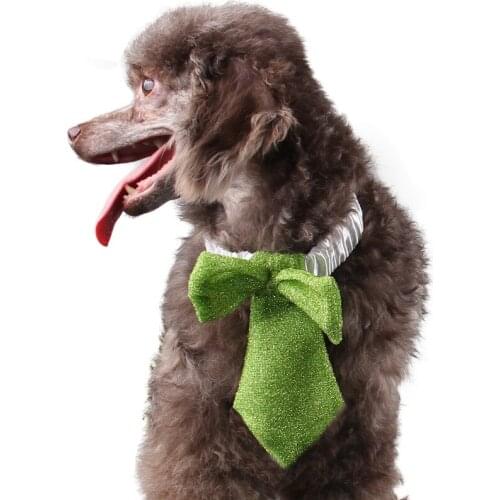 Wholesale pet dog Princess tie fashion dog pet cat bow tie necktie collar 10pcs