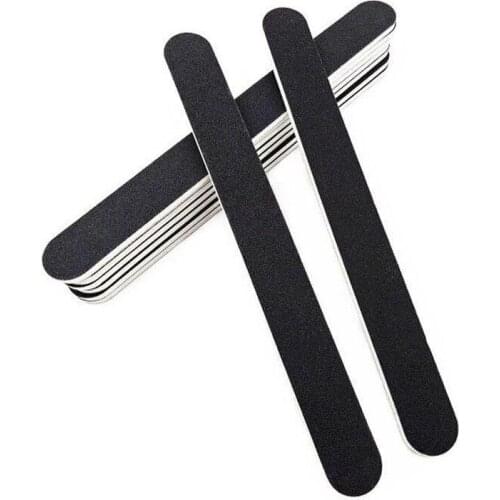 10Pcs Professional Black Nail File Cushioning Polishing Block Polishing Nail Art Manicure Sponge Frustration Nail Art Tool Hot