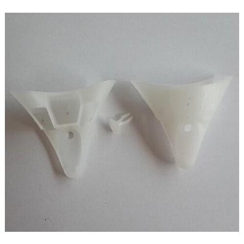 50 sets Plastic Tie Clips Zipper Tie Hardware Bow Tie Clips On Necktie