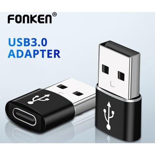 USB Type C OTG Adapter for Macbook iphone 8 11 12 USB 3.0 Male to USBC Female Converter Charging Data Transfer Connector Adapter