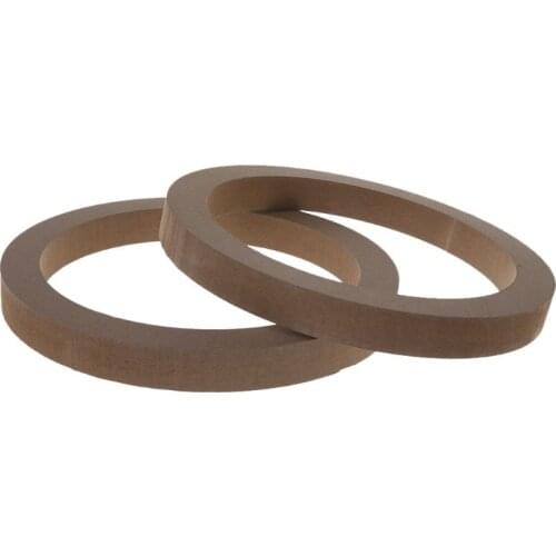 Speaker Accessories 2PCS Wood MDF Speaker Spacer Mounting Rings 6.5" Fiberglass Door Kick Pods