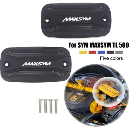 Motorcycle Accessories 2020 Front Brake Clutch Fluid Reservoir Cap Tank Cover For SYM MAXSYM TL 500 Maxsym TL500