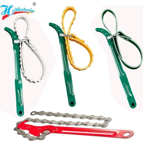 Car Auto Oil Filter Removal Tool Cap Spanner Strap Wrench 40mm To 120mm Diameter Adjustable for Honda Yamaha Suzuki Repair Tool