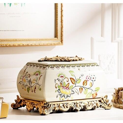 [Brand Group] C Home Decoration decals can crack the ceramic tissue box Lia A section