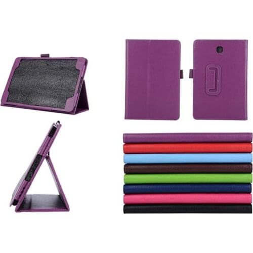Tablet Case For Samsung Galaxy Tab A T550 T555 SM-T550 9.7" Flip Stand PU Leather Smart Cover Case Protector Shell+Film+Stylus
