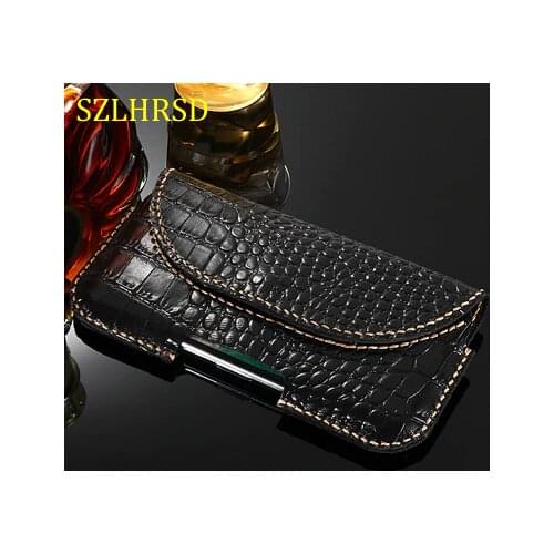 Belt Genuine Leather Phone Case Pouch For Samsung Galaxy S10e M20 M10 S5 S7 S6 S9 S8 S10 Plus Note8 Note 9 Fold s9plus A6