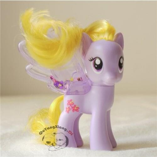 P8-084 Action Figures 8cm Little Cute Horse Model Doll Water Lily Blossom Anime Toys for Children