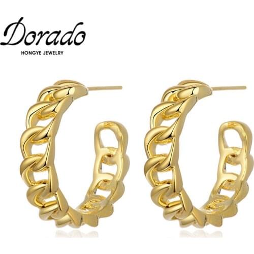Dorado New Vintage Hollow Out Round Hoop Earrings For Women Punk Metal New Luxury Circle Fashion Brincos Jewelry 2021