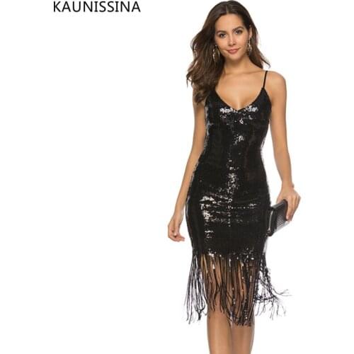 KAUNISSINA Women's Straight Dresses China