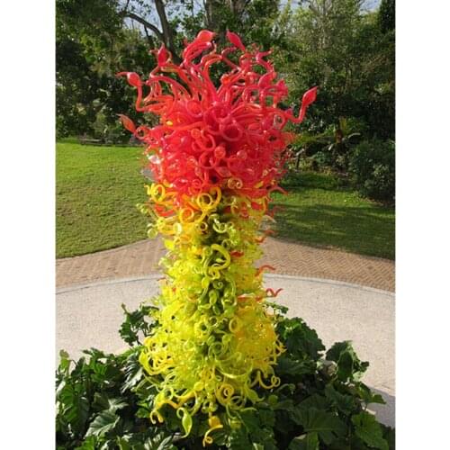 LRS004-Free Shipping Hot Pop Art Christmas Blown Glass Flowers