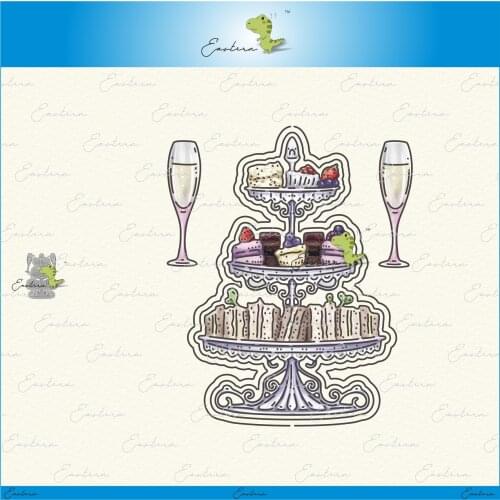 Cake stand metal cutting dies 2021 new diy molds Scrapbooking Paper Making die cuts crafts