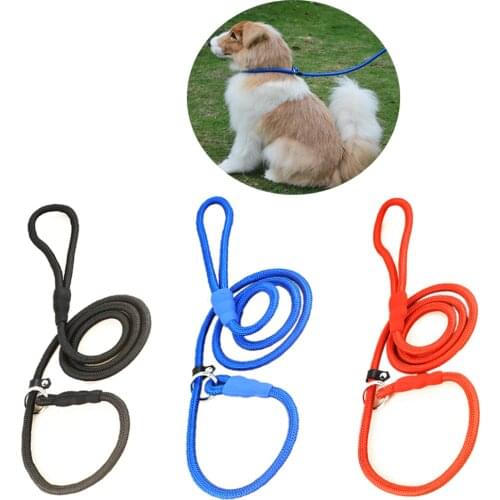 High Quality Nylon Adjustable Training Lead Pet Dog Leash Dog Strap Rope Traction Dog Harness Collar Lead