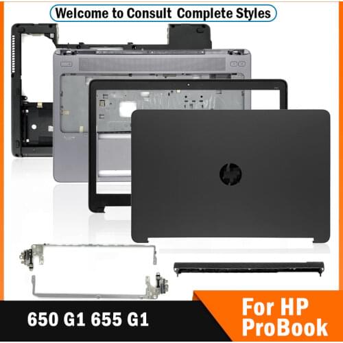 NEW Laptop LCD Back Cover/Front Bezel/Palmrest/Bottom Case /Hinges/Hinges Cover For HP Probook 650 G1 Rear Lid Series