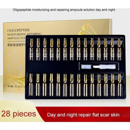 Oligopeptide Repairing Ampoule Face Serum Moisturizing Stock Solution Acne Pimples Scars Shrink Pore Day Night Essence Skin Care