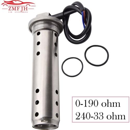 Fit For 0-190 ohm 240-33 ohm Marine Boat RV Tank Level Gauge Boat Fuel Sender Unit Water Level Sewage Sensor 150mm-600mm