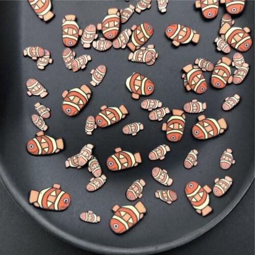 60g Fish Polymerclay,Soft Clay Sprinkles For Kids Diy/Craft Diy Making/Nail Art/Scrapbook Decoration/Craft Filler