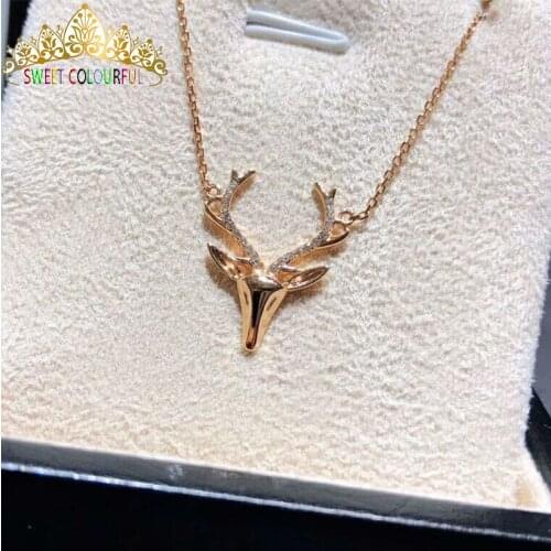 Christmas giftChristmas gift Jewelry Au750 18K Necklac With national certificate 0004