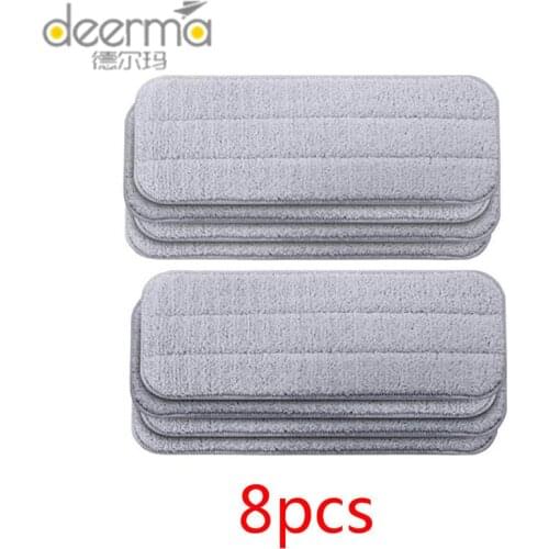 Deerma Replace Mop for Mi Mijia Water Spray Mop 360 Rotating Cleaning Cloth Head Wooden Carbon Fiber Cloth C2
