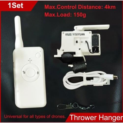 Universal Remote Thrower Hanger Airdrop System Fishing Bait Deliver Life Rescue for DJI/FIMI RC Drone Quadcopter Accessories
