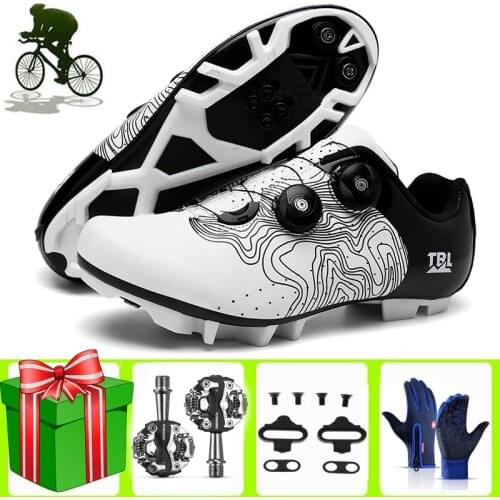 Sapatilha Ciclismo Mtb Cycling Shoes Men Women Breathable Self-locking SPD Pedals Outdoor Spinning Bicycle Riding Sneakers