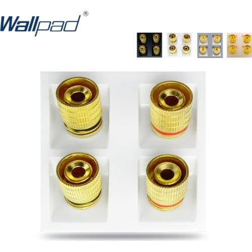 Wallpad 4 Pin Audio Socket Audio Outlet Function Key For Module only 52*52mm